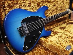 Music Man Steve Morse w Locking Tremolo Poplar Body Blue Used Electric Guitar