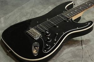 Fender Japan Exclusive Aerodyne Stratocaster Medium Scale HSS Black w/GigBag F/S