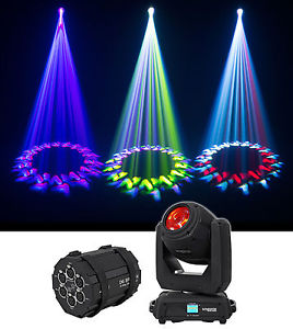Chauvet DJ Intimidator Beam 140SR Moving Head Beam Club/Stage Light+DMX Splitter