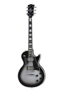 Gibson Les Paul Custom Electric Guitar, Silver Burst
