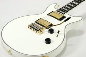 Edwards E-KT-135C Snow White Used Electric Guitar Free Shippimg EMS