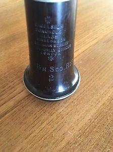 Antique Hawkes & Son Oboe, Inscribed 5th BN.SCO.RIF. Officers property.