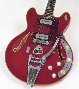1967 Vox Ultrasonic V268 Cherry Finish Guitar with Onboard Effects