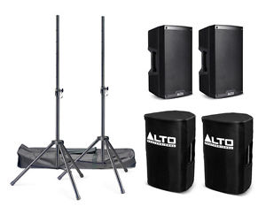 Alto TS210 10 inch Active PA Speaker Bundle (NEW)