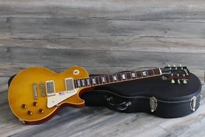 2002 Gibson Les Paul Historic R8 1958 Reissue Lemonburst CLEAN! Flame Top