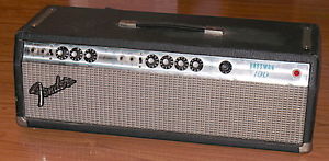 Vintage 1975 Fender Bassman 100 Tube Silverface Just serviced, 100% operational