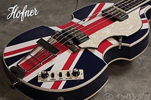 Hofner Limited HCT 500/1 Union Flag Violin BASS 1 Year Warranty Electric f/Japan