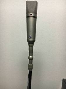 VINTAGE NEUMANN U87 W/7PIN TUCHEL SWIVEL MOUNT CABLE WESTERN GERMANY