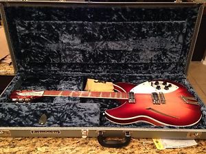 Rickenbacker V-series Hollow Body 12 String Electric Guitar Double Bound Fireglo