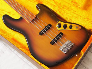 Free Shipping Used Fender Jaco Pastorius Jazz Bass Fretless 2000s Electric Bass