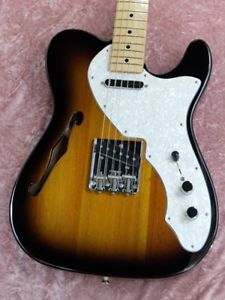 Fender Mexico Classic Series '69 Telecaster Thinline 2tone Sunburst  2010