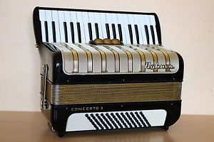 Accordion Hohner Concerto II 72 bass Akkordeon Fisarmonica + Case Free Shipping!