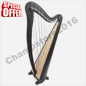 Heritage 34 string lever harp with Bag & tuning Key