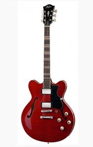 HOFNER VERYTHIN GTR Trans Red Free shipping Guiter Bass From JAPAN#Q246
