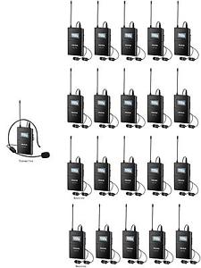20 Person Wireless Tour Guide System For Tour Guides,Presentations,Etc.