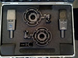 AKG C 414 Matched Pair Beautiful mics with case and shock mount