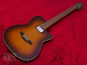 Godin A6 Ultra Cognac Birst w/soft case F/S Guiter Bass From JAPAN #S190