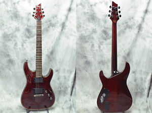 Schecter AD-C-1-HR Black Cherry w/SoftCase From Japan Used #U146