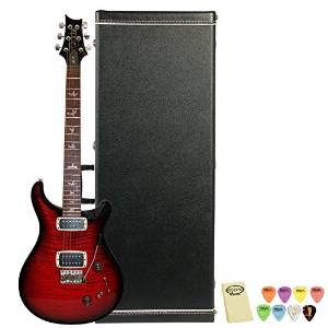 PRS JB-408-MT-KIT-1 Solid Body 408 Maple Top Electric Guitar with PRS Hard Case, PRS 48-Pick Sampler and Polish Cloth