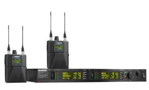 Shure PSM1000 IEM Wireless System - J8 Freq Band / 1 P10T dual-channel transmitter & 2 P10R bodypack receivers