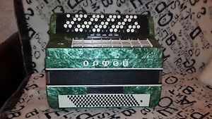 Orpheus Chromatic Button Accordion  120 bass 5 rows 3 reeds