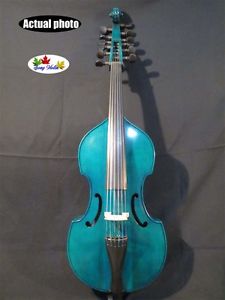 Baroque Style Blue SONG Brand Maestro 6×6 strings  20 1/2" viola da gamba