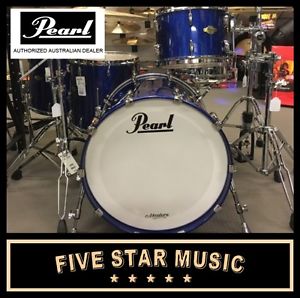 PEARL MASTERS MPL 22" 4 PIECE SHELL PACK IN NAVY BLUE SPARKLE WITH 22 INCH KICK