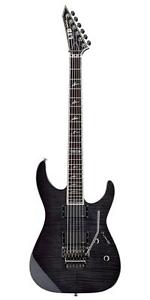 ESP LTD M-1000 Electric Guitar, See Thru Black, LM1000STBLK