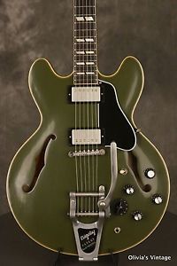 2016 Gibson 1964 reissue ES-345 VOS Limited Run OLIVE DRAB GREEN unplayed/MINT!!