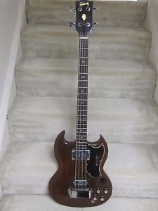 1969 Gibson EB-3 bass guitar-plays & sounds great,standard wear,generic hardshel