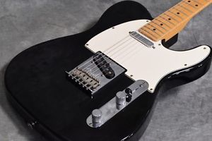 Fender USA American Standard Telecaster Black Maple Used Guitar F/S From JAPAN