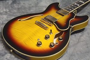 Ibanez ARTSTAR AS153 Antique Yellow Sunburst Used Electric Guitar F/S From JAPAN