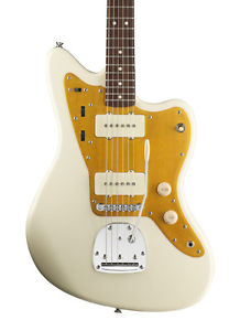 Fender Squier J Mascis Jazzmaster Chitarra Elettrica, Vintage Bianco, RW (NUOVA)