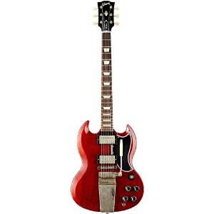 Gibson Custom Shop SGSR3VOFCNM1SG Standard Reissue Stopbar VOS-2013 Electric Guitar, Faded Cherry