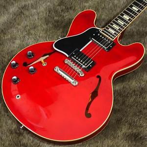 2011 Gibson Custom Shop 1963 ES-335 Block Plain Faded Cherry "Lefty"