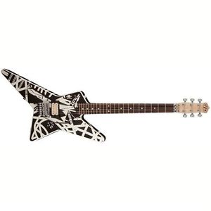 EVH Stripe Series Star - Black and White Stripes