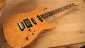 Tom Anderson DropTop Trands Yellow with Binding Used w / Hard case