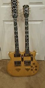 Ibanez Artwood Twin neck 2670 original 1980 guitar not a reissue