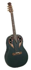 Ovation Adamas 1687GT-5 Acoustic-Electric Guitar, Black