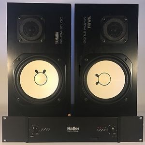 Yamaha NS-10m Pair with Hafler Transnova P3000 Amp Professional Monitor System