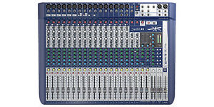 Soundcraft Signature 16 Small Format 16 Input Audio Mixer Ghost Mic Preamps