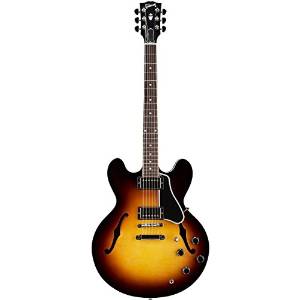 Gibson Memphis ESDT14VSNH1 ES-335 Semi-Hollow-Body Electric Guitar, Figured Vintage Sunburst