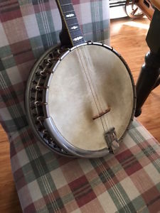 Bacon & Day 4 String Tenor Banjo   W/HC