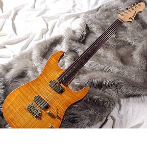 Free Shipping T's Guitars DST Deluxe (Amber) W/buzz Feiten Tuning System