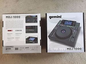 PAIR of Gemini MDJ-1000 CD CDJ MIDI USB DJ Media Player