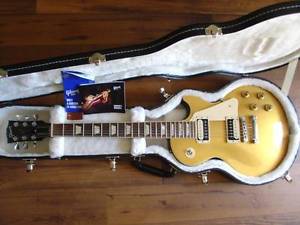 2011 GIBSON LES PAUL TRADITIONAL PRO  PUSH PULL COIL TAPS GOLDTOP RARE DARK BACK