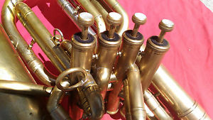Willson 4 Valves Front Action Compensating Vintage Euphonium Unlacquered