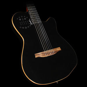 Used Godin ACS-SA Slim Nylon Electric Guitar Black Pearl
