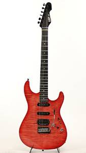 ESP GK-002 SNAPPER-CTM 40th Anniversary Limited Exhibition Series 2015 See Thru Red Electric Guitar