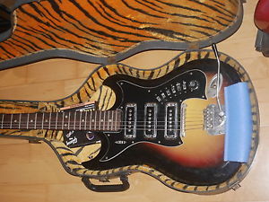 vintage Hagström Hagstrom III E Gitarre guitar sun burst with Tiger case 65-66
